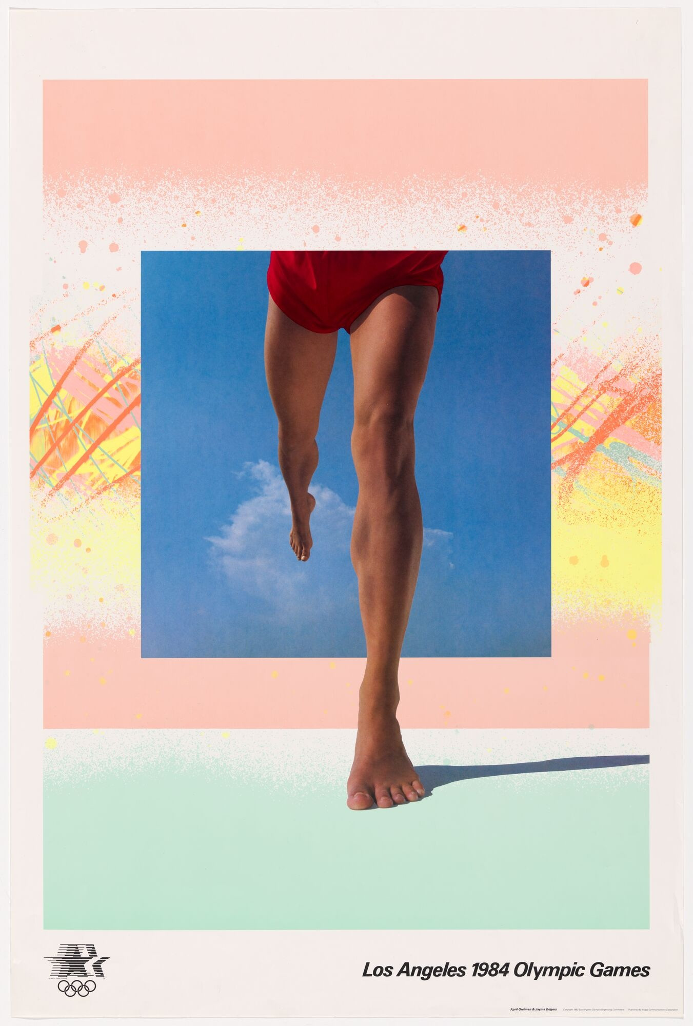 April Greiman, Jayme Odgers. Los Angeles 1984 Olympic Games. 1984